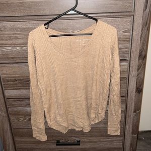 Tan long sleeve Aeropostale shirt!!